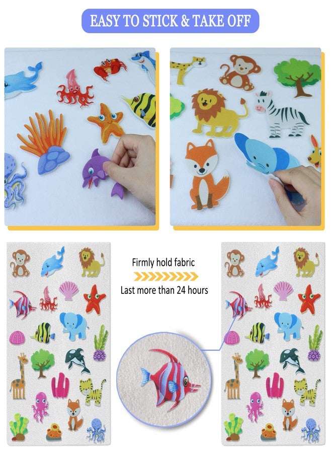 BXI Felt Flannel Board for Toddlers - 16 X 12 X 0.4 Inches, Pack of 4 Preschool Activities Story Boards Storage Bag, Playboards Storytelling Board for Interactive Teaching - Image 4